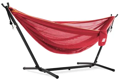 Obrázek produktu pro Houpací síť s rámem, 280 cm, lehká, vhodná do zahrady a na kempování