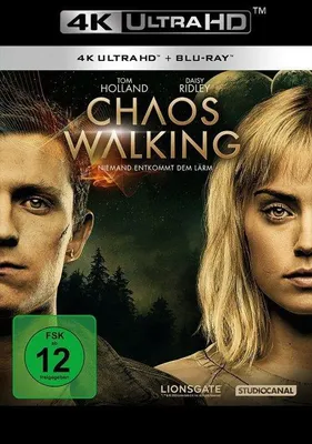 Produktbild von PLAION Chaos Walking (4K Ultra HD+Blu-ray), Film, Blu-ray, Deutsch, Englisch, 109 min, CHAOS WALKING, Science fiction
