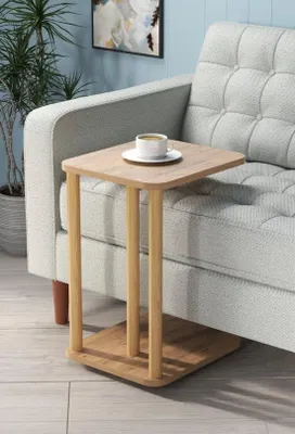 Produktbild von C-Beistelltisch mit Rollen, Industriedesign, Atlas Pijnboom, 35x47x60 cm