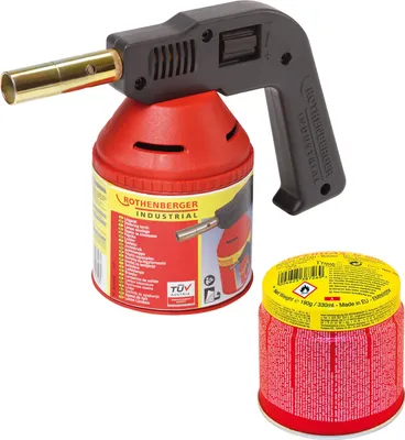 Produktbild von ROTHENBERGER Industrial RoFlame Premium Lötlampe 1.750 °C inkl. 1x C200 Kartusche 330 ml mit ILL System - 1500004629