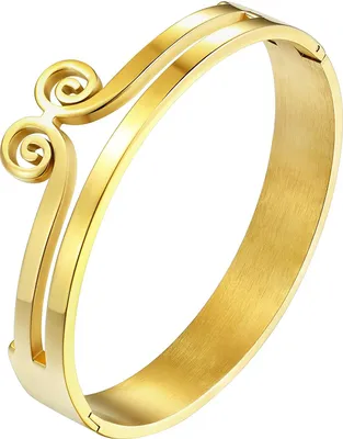 Produktbild von Karisma Edelstahl Damen Armspange Armband Kleopatra - BMU204 - Gold