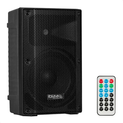 Produktbild von Ibiza XTK10A-MKII Lautsprecher, 10"/25cm, Bluetooth, USB, Schwarz, für Partys und Events