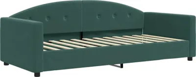 Zdjęcie produktu dla VidaXL 354138, sofa rozkładana, Zielony, Pianka, Metal, Poliester, Poli drewno, Drewno, 2220 mm, 1000 mm