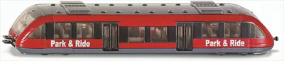Produktbild von Siku Nahverkehrszug Modellbahn rot ; 1646