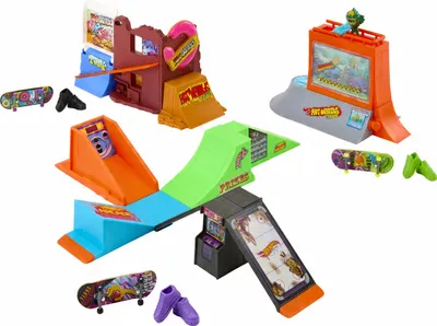 Obrázek produktu pro Hot Wheels HMJ98, Prstový skateboard, 5 rok/roky, Kov, Plast, Vícebarevný