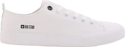 Zdjęcie produktu dla Męskie Niskie Materiałowe Trampki Big Star KK174006 Białe 44