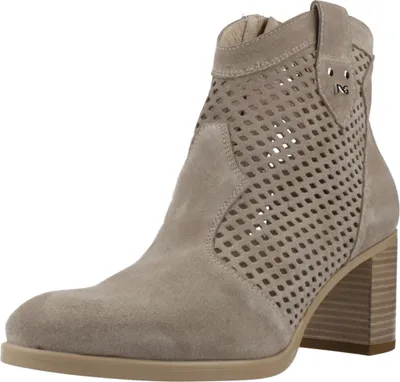 Image de Botines Mujer Modèle Nero Giardini Botin Tacon Velour Couleur Beige