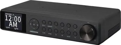Image de Radio pour meuble bas de cuisine, DAB+, Bluetooth, écran TFT, intensité lumineuse réglable, blanc