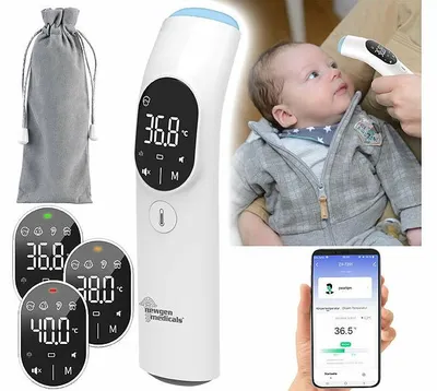Image de Thermomètre infrarouge sans contact connecté IRT-55.app