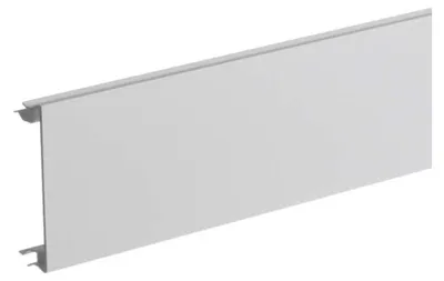 Produktbild von Hager Brüstungskanal-Oberteil BR08027035 PVC zu BR B80mm lichtgrau