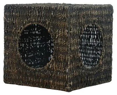 Immagine prodotto di animal-design Grotta a muro per gatti HOME Grotta rampicante in alghe marine Piano a muro Parete rampicante, colore: nero