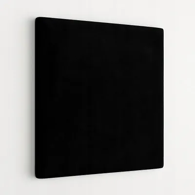 Produktbild von Wandpaneele Gepolstert Kopfteil Bett Schwarz Samt 40X40