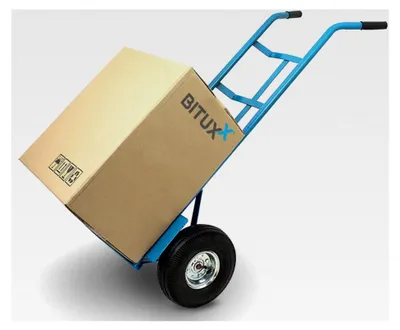Produktbild von Sackkarre Transportkarre Stapelkarre Handkarre mit Luftbereifung bis 200 kg