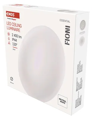 LED přisazené svítidlo FIONI, kruhové bílé 24W neutrální b., IP44