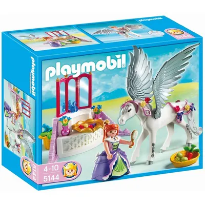Produktbild von PLAYMOBIL Pegasus with Princess and Vanity, Mehrfach