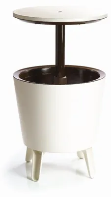 Produktbild von Keter Cool Bar Gartentisch mit Eisbox, creme