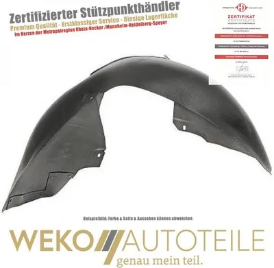 Produktbild von Verkleidung Radhaus vorne rechts DIEDERICHS 2248016 für VW