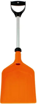 Zdjęcie produktu dla Unyqoos® Teleskopowa łopata do śniegu, składana, 485 mm – szerokość łopaty 210 mm, lekka i wytrzymała, idealna do samochodu, podjazdu i chodnika