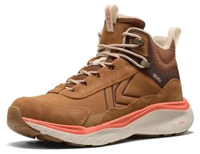 Produktbild von Keen Leiki Leather mid WP W chipmunk/birch 38.0