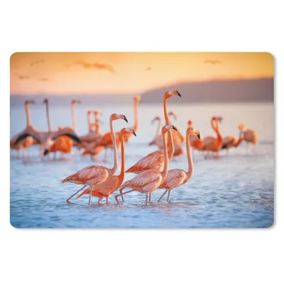 Produktbild von MuchoWow® Mauspad Mousepad Flamingo - Tiere - Wasser - Rosa 27x18 cm - Mousepads - Maus Mat - Pad - Mausunterlage - Büroartikel - Desk Matten