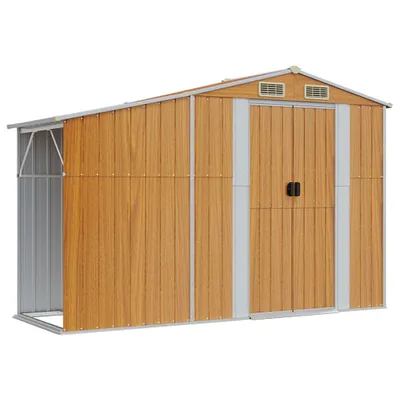 Immagine prodotto di Capanno da Giardino Marrone 277x93x179 cm in Acciaio Zincato