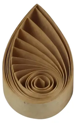 Quilling Papierstreifen 3 mm, 120 Stück, Kraft Braun