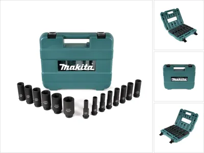 Produktbild von Makita Steckschlüssel-Satz 14tlg.1/2" B-52308