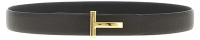Immagine prodotto di Cintura Tom Ford in pelle di vitello, disponibile in diverse varianti di colore