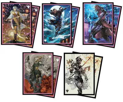 Produktbild von 100 Ultra Pro MtG Magic Sleeves - Kamigawa Neon Dynasty (66x91mm)