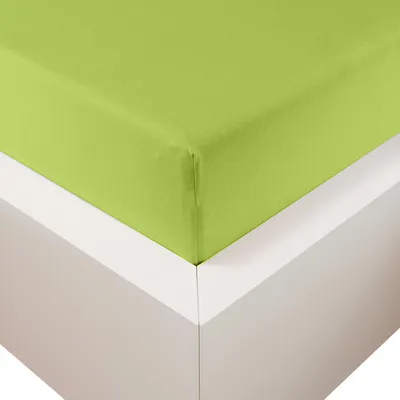Produktbild von Traumschloss Premium Plus Edel-Jersey Spannbettlaken 180-200 x 200-220 cm moos 260g/m², 47,5% Mako Baumwolle, 47,5% Lyocell, 5% Elasthan