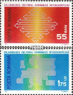 Produktbild von Briefmarken Rumänien 1971 Mi 2919-2920 (kompl.Ausg.) postfrisch INTEREUROPA