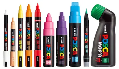 Obrázok produktu pre Akrylový popisovač Posca PC-5M, 1,8 – 2,5 mm, gaštanová (20)