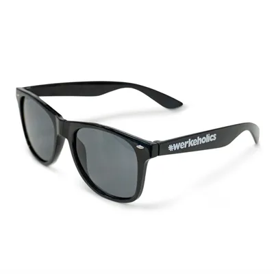 Produktbild von Weber #Werkeholics Sonnenbrille eckig UV400 Schutz Kategorie 3 schwarz leicht Damen Herren Uni Brille
