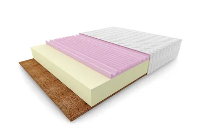 Produktbild von MR GROUP Matratze TRIOLUX 140x200cm Schaummatratze Höhe ca. 23 cm H2/H3 Antiallergisch Antimykotisch Abnehmbarer Bezug für alle Betten Mikrofaser