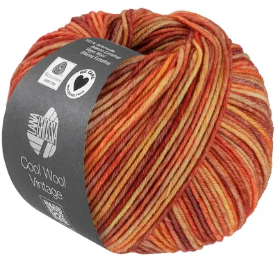 Produktbild von Lana Grossa - Cool Wool Vintage 7388 orangebraun