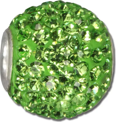 Produktbild von SilberDream grün Shiny Zirkonia Damen Schmuck 925 Silber Bead GSB208
