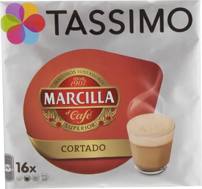 Produktbild von Tassimo® Marcilla Cortado, Kaffee, 16 Kapseln, =16 Getränke