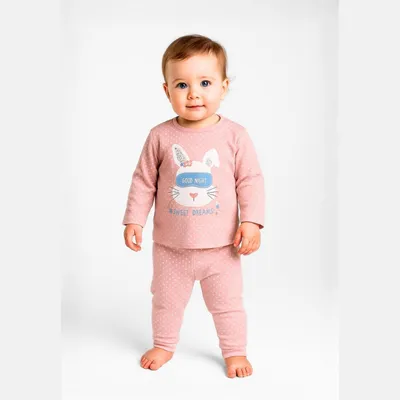 Produktbild von Minoti Schlafanzug Baumwolle 2er Pack Rosa Gr. 92 für Mädchen