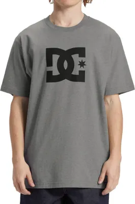 Productafbeelding van DC Shoes heren T-shirt, grijs, van katoen met DC Shoes logo.DC Shoes heren T-shirt, grijs, van katoen met DC Shoes logo