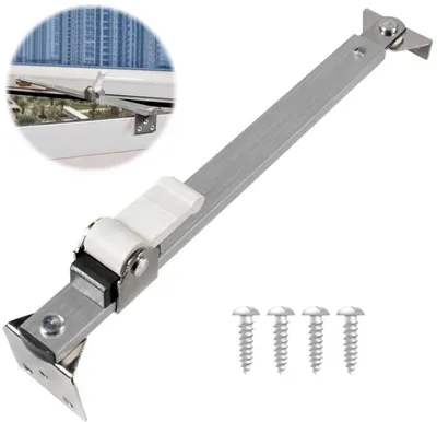 Produktbild von Fenstersicherung - Aufspreizstangen - 36 cm - Verstellbar - Einbruchschutz – für nach innen und außen öffnende Fenster