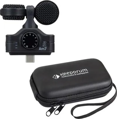 Image de Zoom AM7 Microphone pour appareils USB-C avec étui