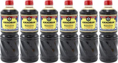 Produktbild von SPARPACK  [ 6x 1000ml ] Sojasauce KIKKOMAN Soja Sauce Soy Sauce