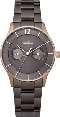 Produktbild von Uhr Obaku Herren Schwarz Obaku-V192GMVJSJ