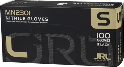 Produktbild von Nitril Handschuhe S Schwarz