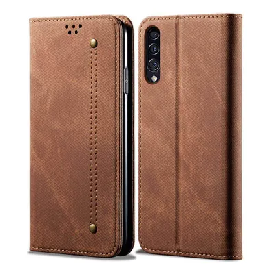 Immagine prodotto di Custodia Galaxy A50, Custodia a portafoglio in pelle con chiusura magnetica e funzione stand per Samsung Galaxy A50 / A50S / A30S Marrone