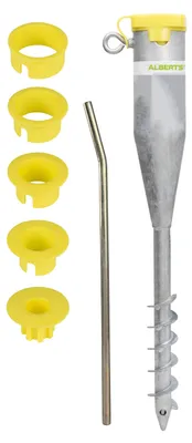 Zdjęcie produktu dla GAH-Alberts 610630, Stal, Stal, Powłoka galwanizowana zanurzeniowo na gorąco, 8 szt.