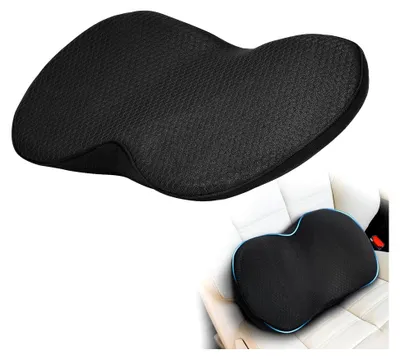Produktbild von Keilkissen für Autositz, Ergonomisches Sitzkissen, Komfortables Sitzkissen für Auto/Sofa/Büro, Vielseitig einsetzbar, Ideal für Reisen (Memory Foam)
