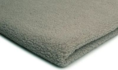 Obrázek produktu pro Minky lamb boucle, sherpa, Umělá kožešina, CURL fleece, světle šedá, 50 x 160 cm