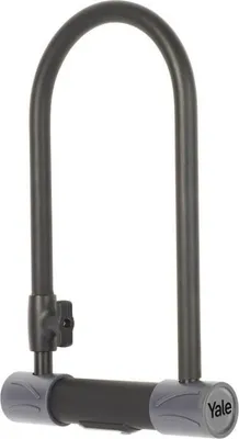Obrázok produktu pre Zámok Yale, 230 x 115 x 13 mm, cementovaná oceľ, certifikát Sold Secure Silver, čierny, horský bicykel YUL2/13/230/1