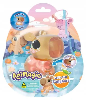 Produktbild von Goliath Animagic Let's Glo Capybara, 4 Jahr(e), Braun